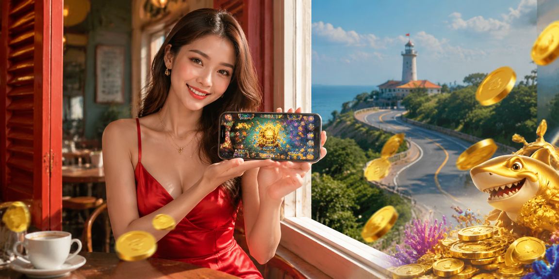 Người chơi truy cập VIP casino trên di động tại Vũng Tàu bên bờ biển